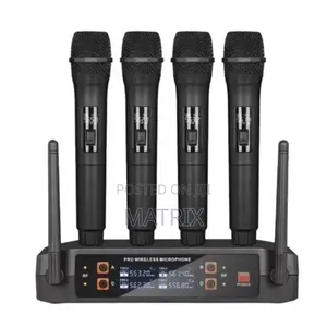 4 Piece Wireless Vocal Microphone Set