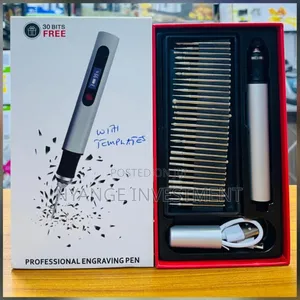 30-in-1 Digital Rechargeable Electric Engraving Pen Kit With Templates