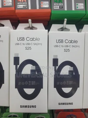 Samsung USB-C to USB-C 5A (2m) S25 Charging Cables
