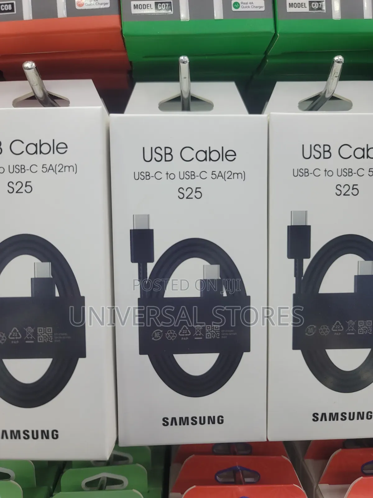 Samsung USB-C to USB-C 5A (2m) S25 Charging Cables