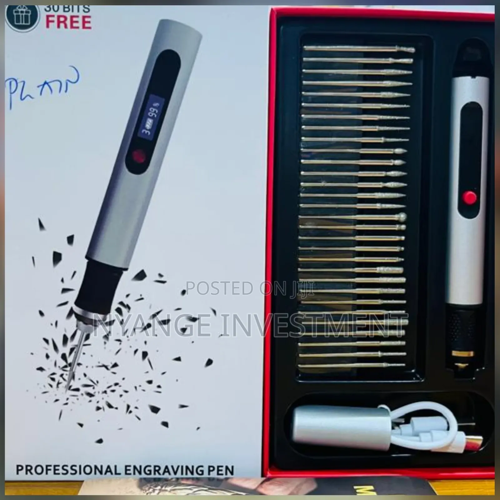 30 Bits Plain Engraving Pen