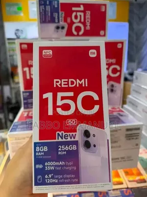 New Xiaomi Redmi 15C 4G 256 GB Black