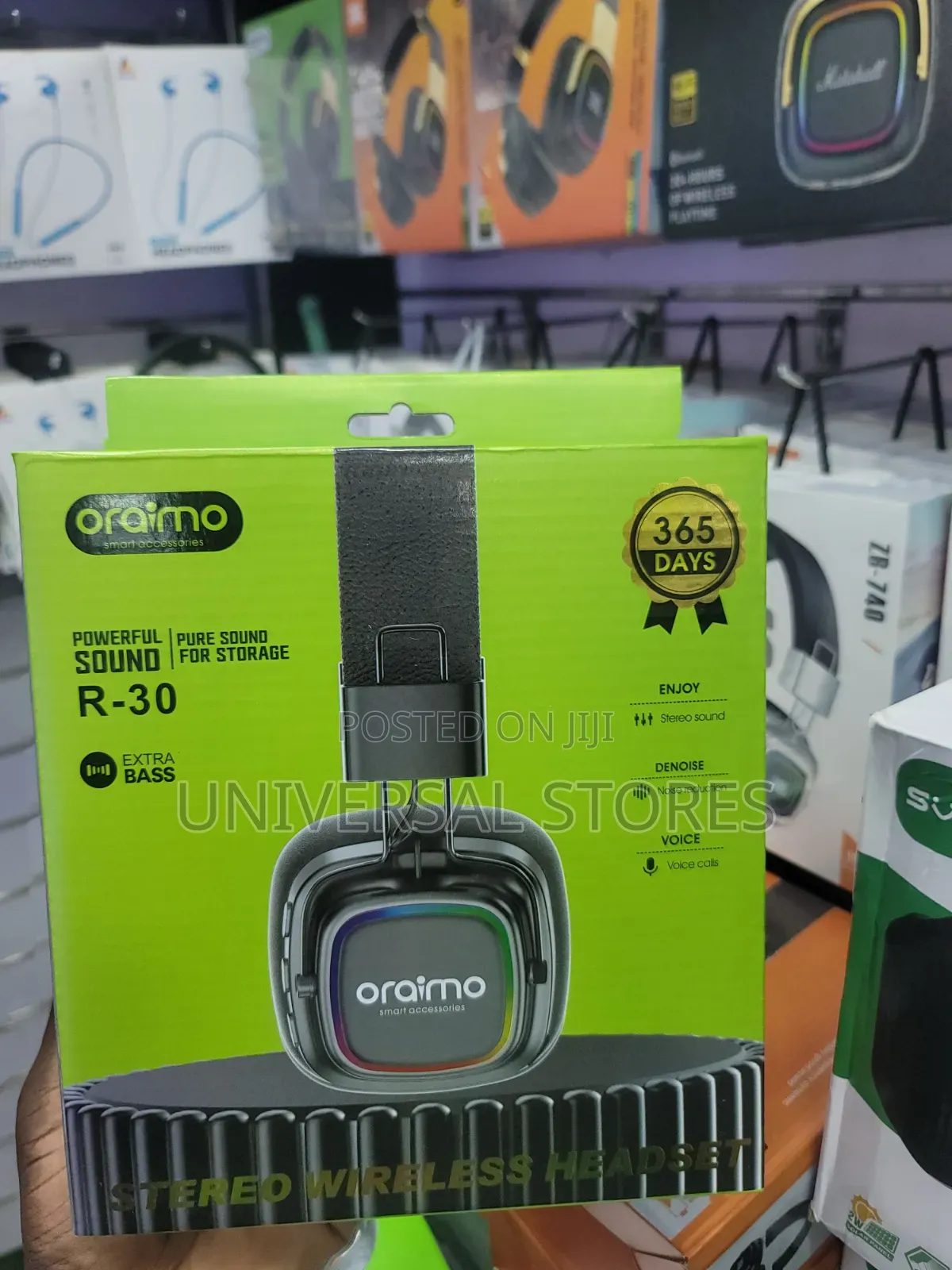 Oraimo R-30 Bluetooth RGB Headset BT
Headphones