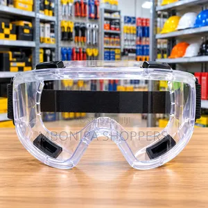 Clear Safety Goggles With Adjustable Elastic Strap