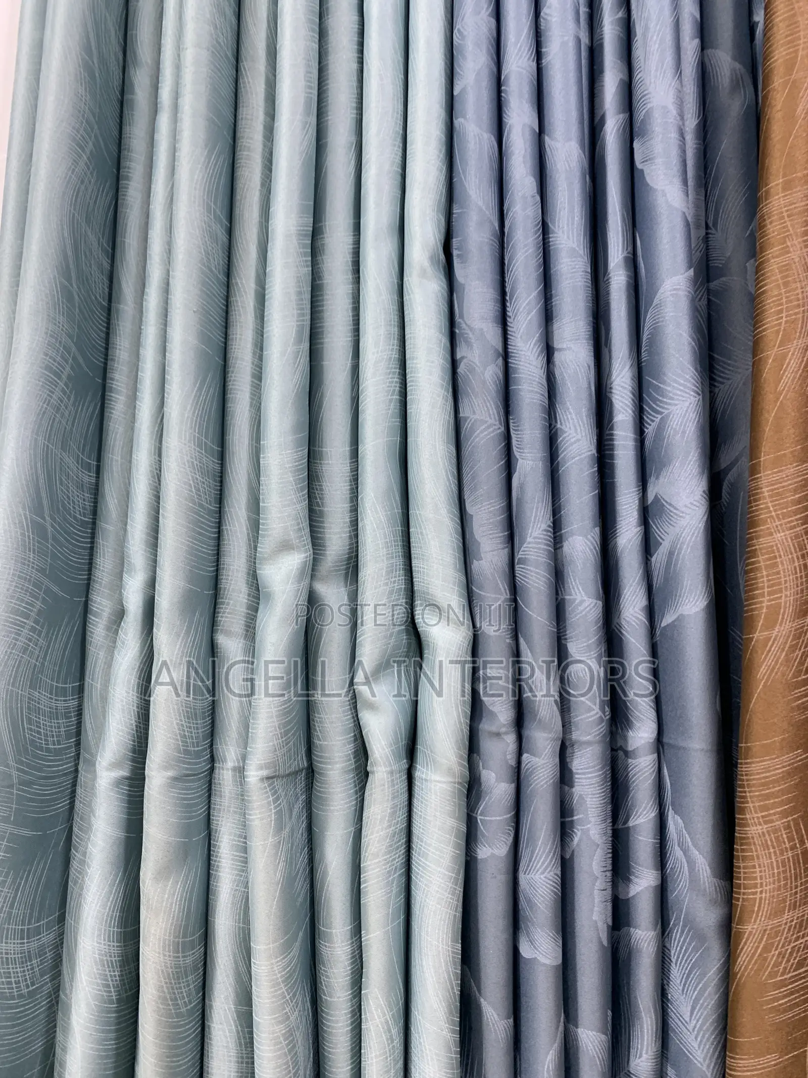 Gray Curtains Per Meter