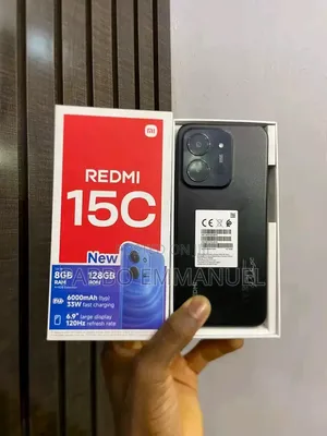 New Xiaomi Redmi 15C 4G 256 GB Black