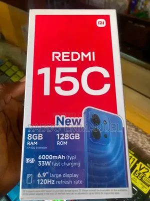 New Xiaomi Redmi 15C 4G 256 GB Black
