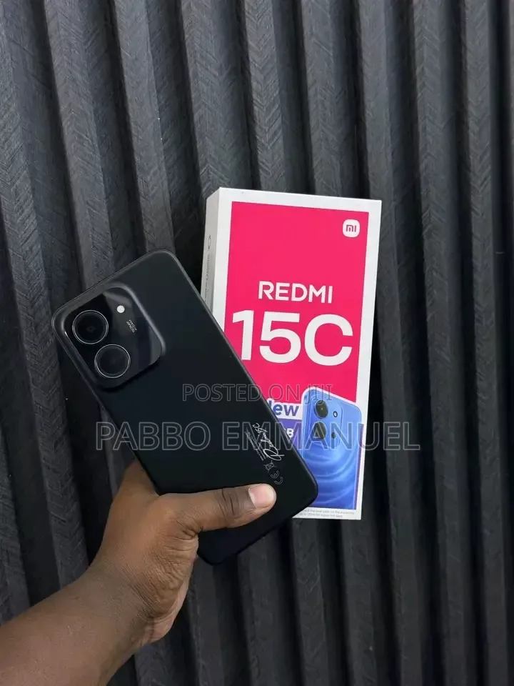 New Xiaomi Redmi 15C 4G 256 GB Black
