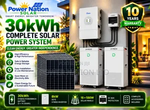 30kwh 48v Megasun Energy Hybrid/Lithium Solar System Full Kit