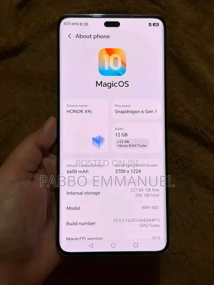 New Honor X9c 256 GB Pink