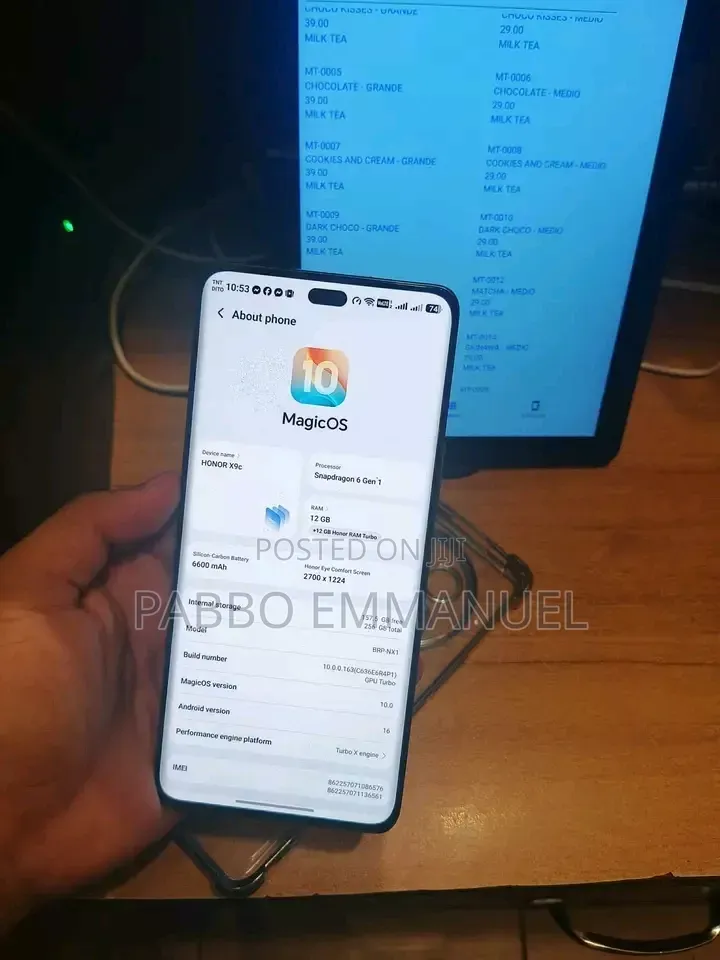New Honor X9c 256 GB Silver