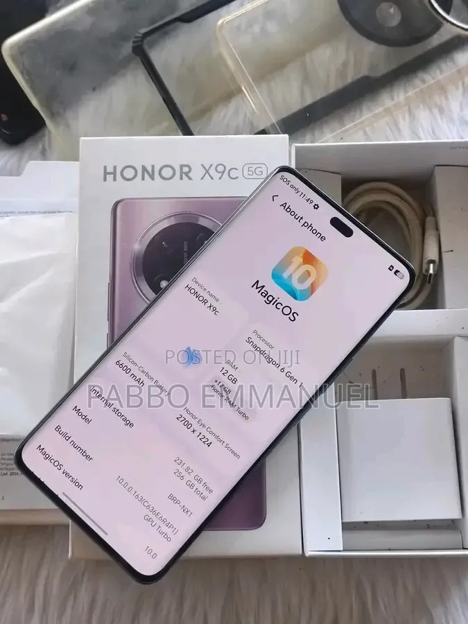 New Honor X9c 256 GB Silver