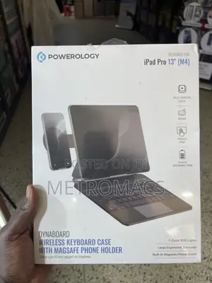 13” M4 iPad Pro Dynaboard Wireless Keyboard Case+magsafe Phone Holder