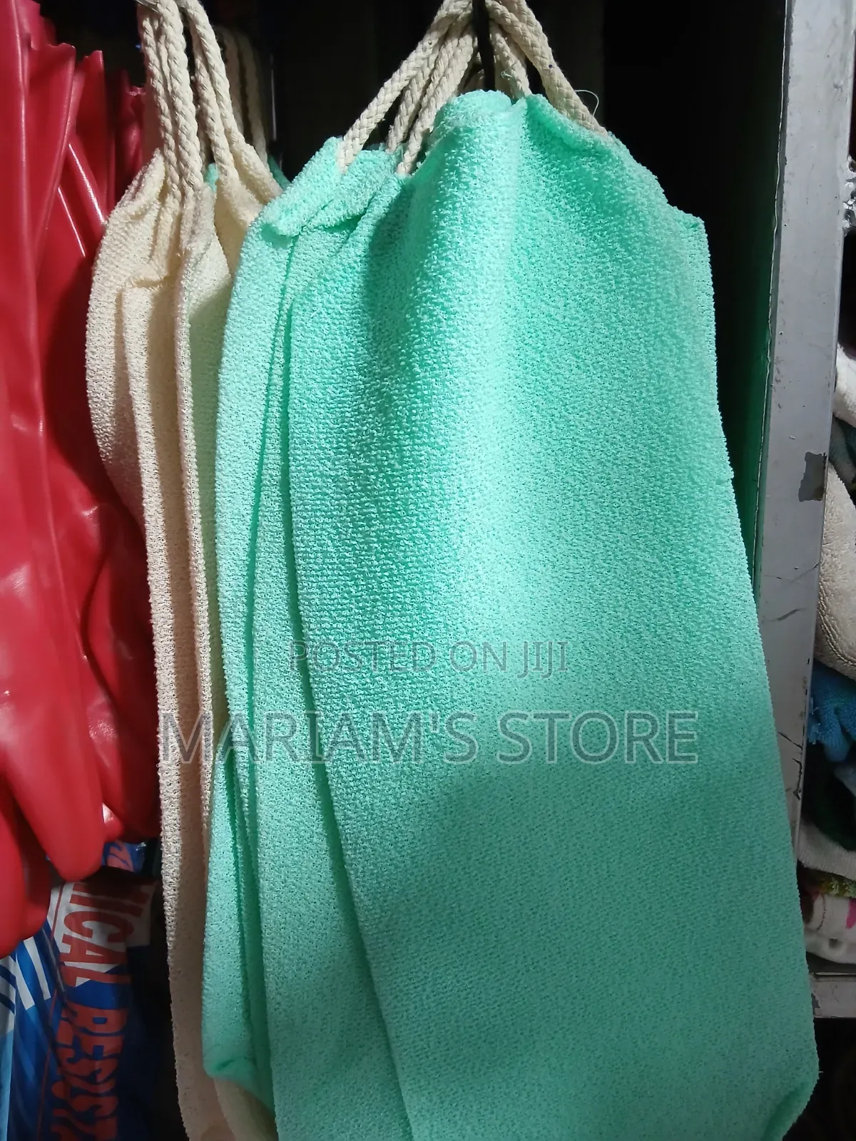 Stretchable Exfoliating Back Scrubber / Nylon Bath Wash Towel