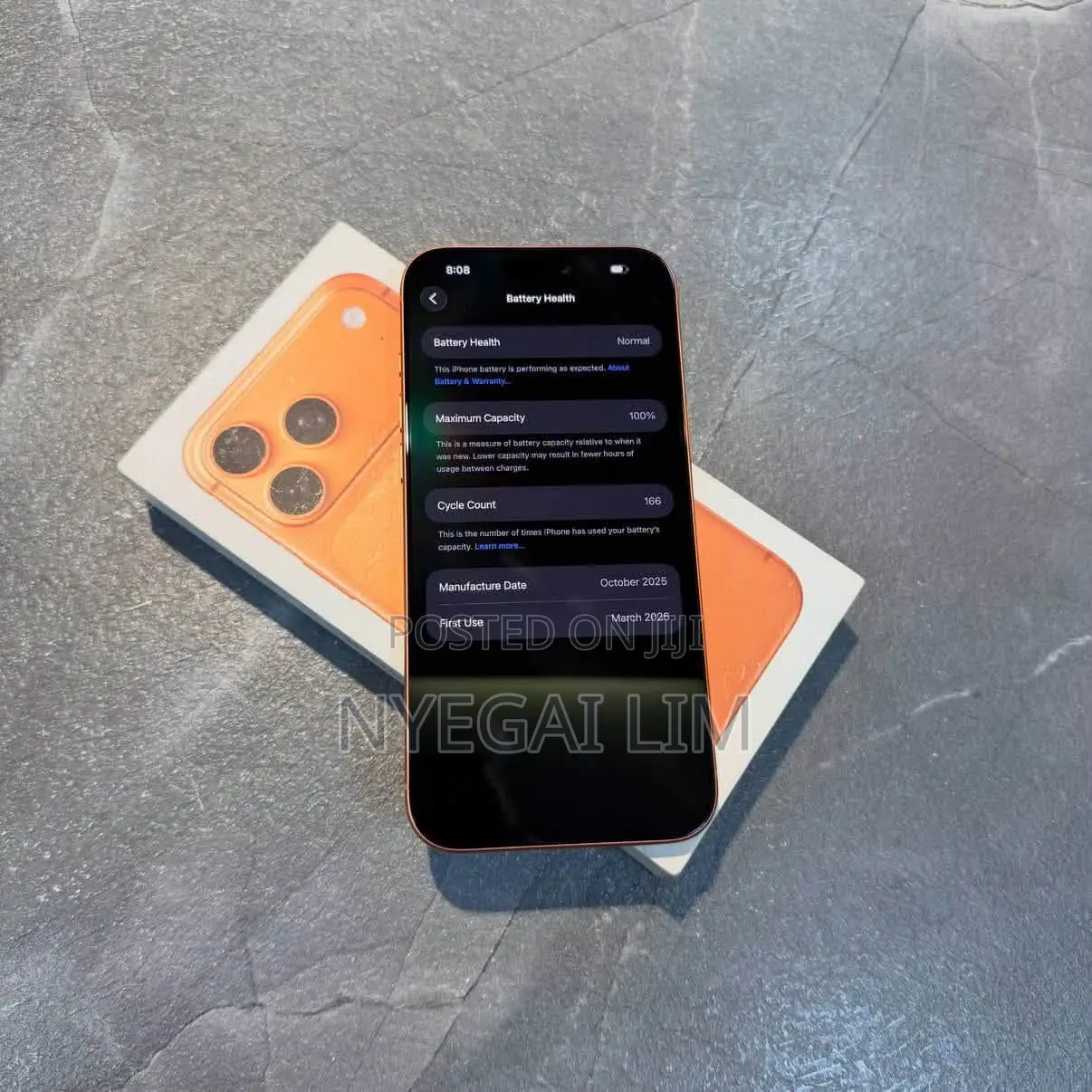 New Apple iPhone 17 Pro Max 1 TB Yellow
