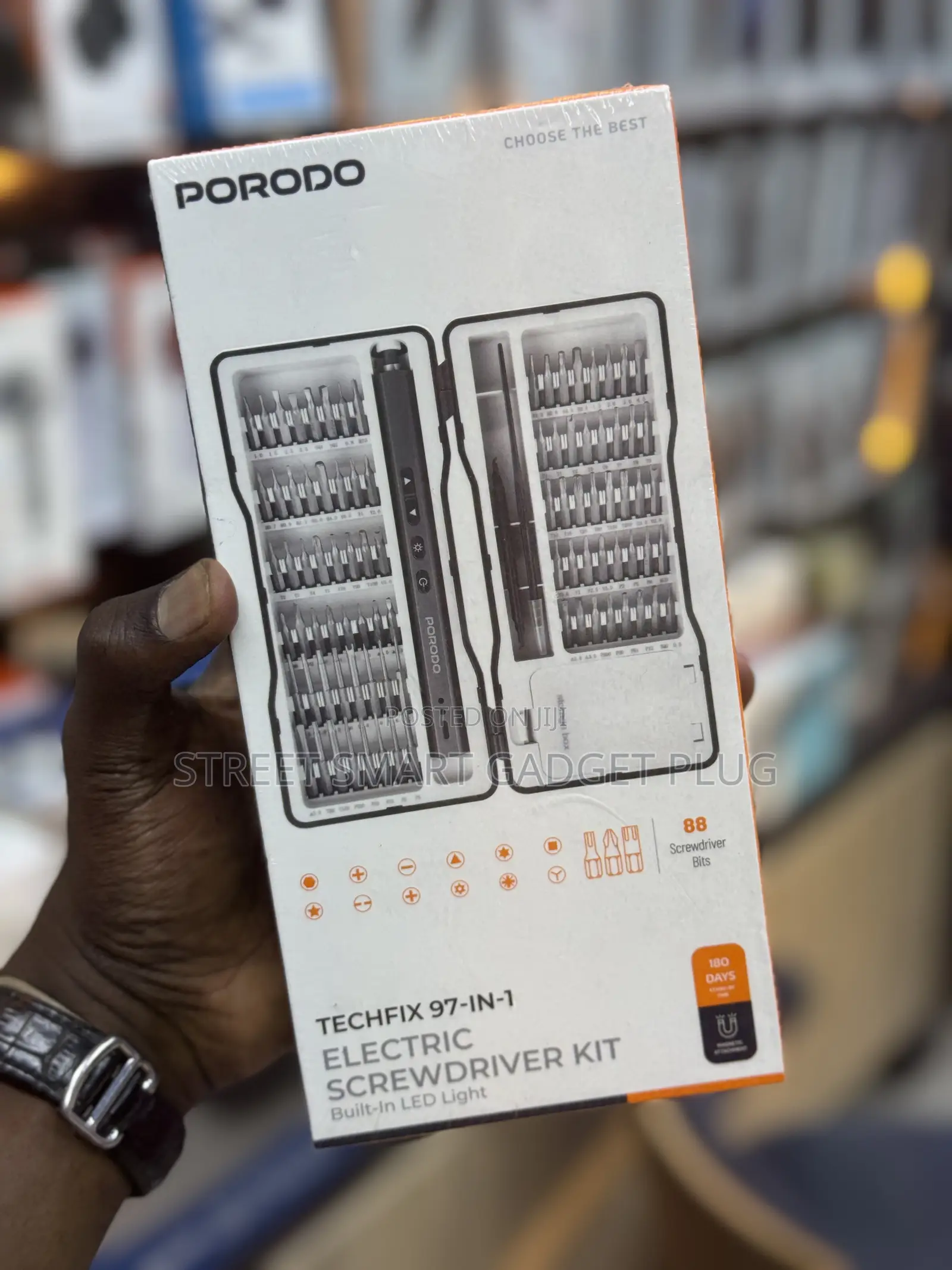 Porodo Techfix 97in1 Electric Screwdriver Kit