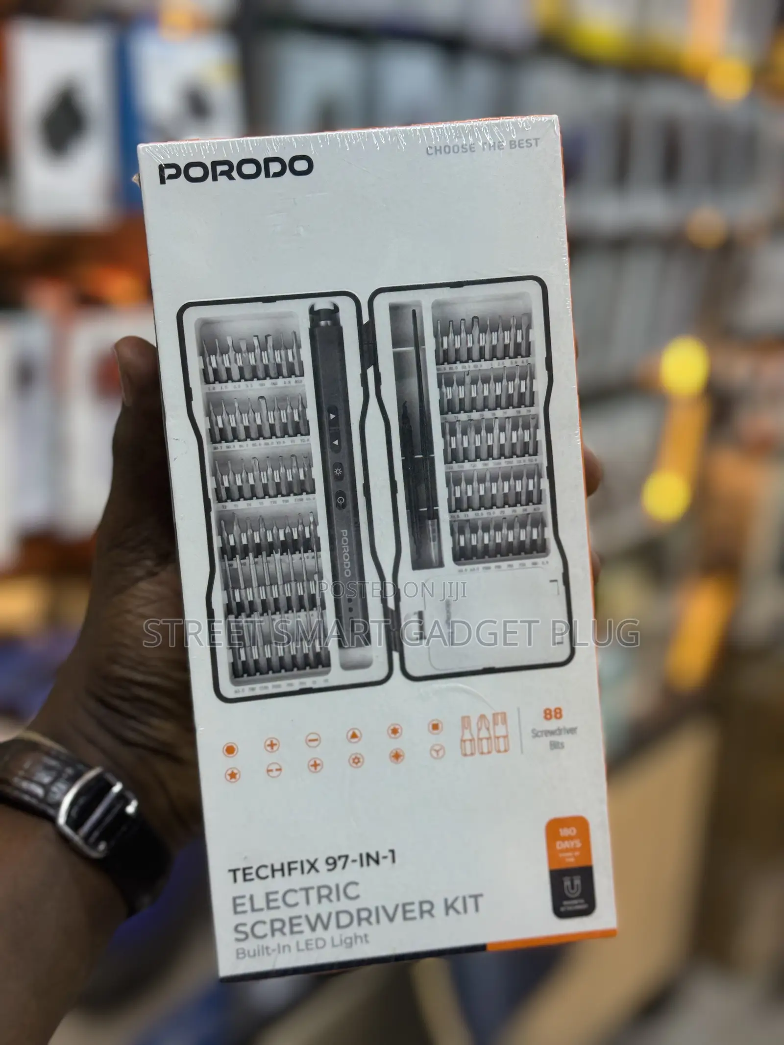 Porodo Techfix 97in1 Electric Screwdriver Kit