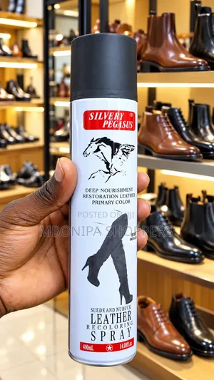 Silvery Pegasus Leather Suede Cleaners Recoloring Spray – 400ml