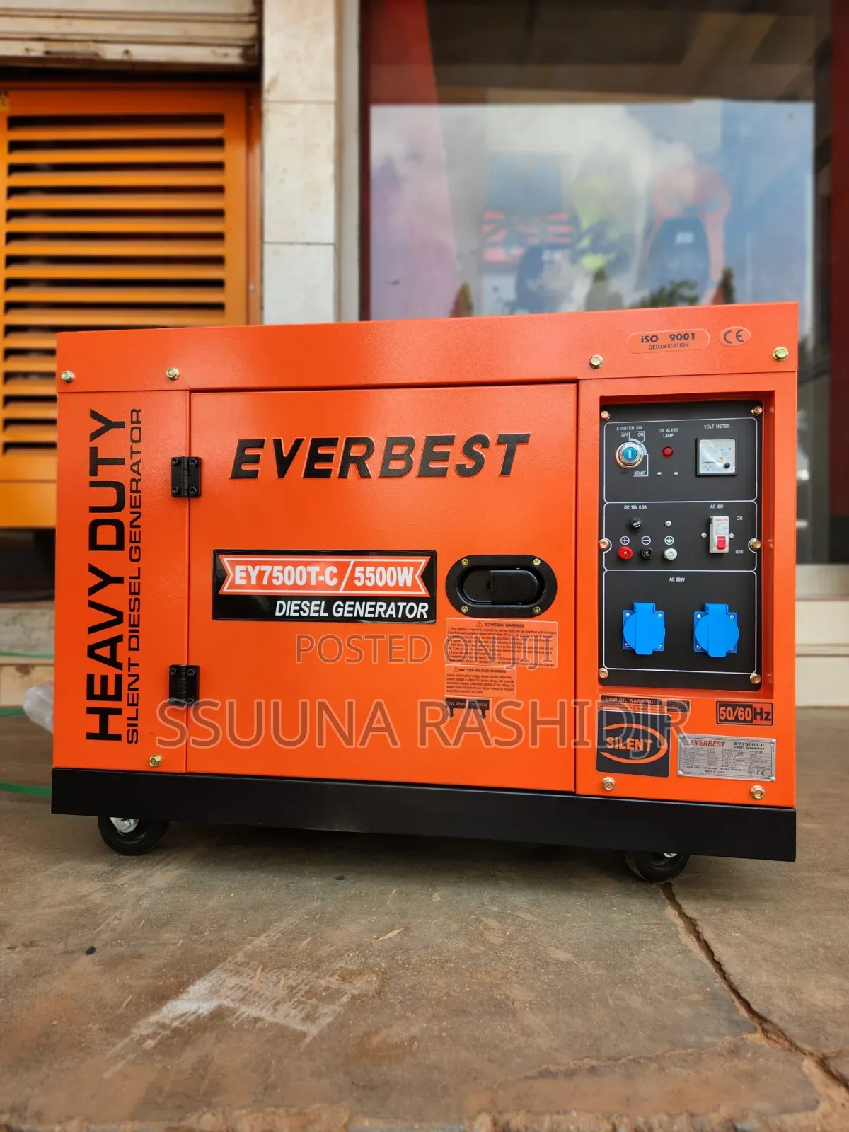 Heavy Duty Silent Diesel Generator 5.5kva