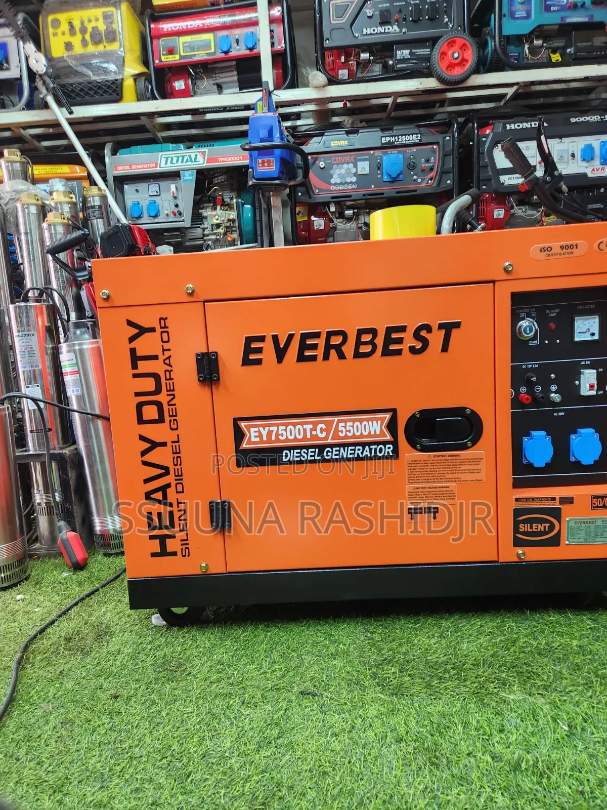 Heavy Duty Silent Diesel Generator 5.5kva