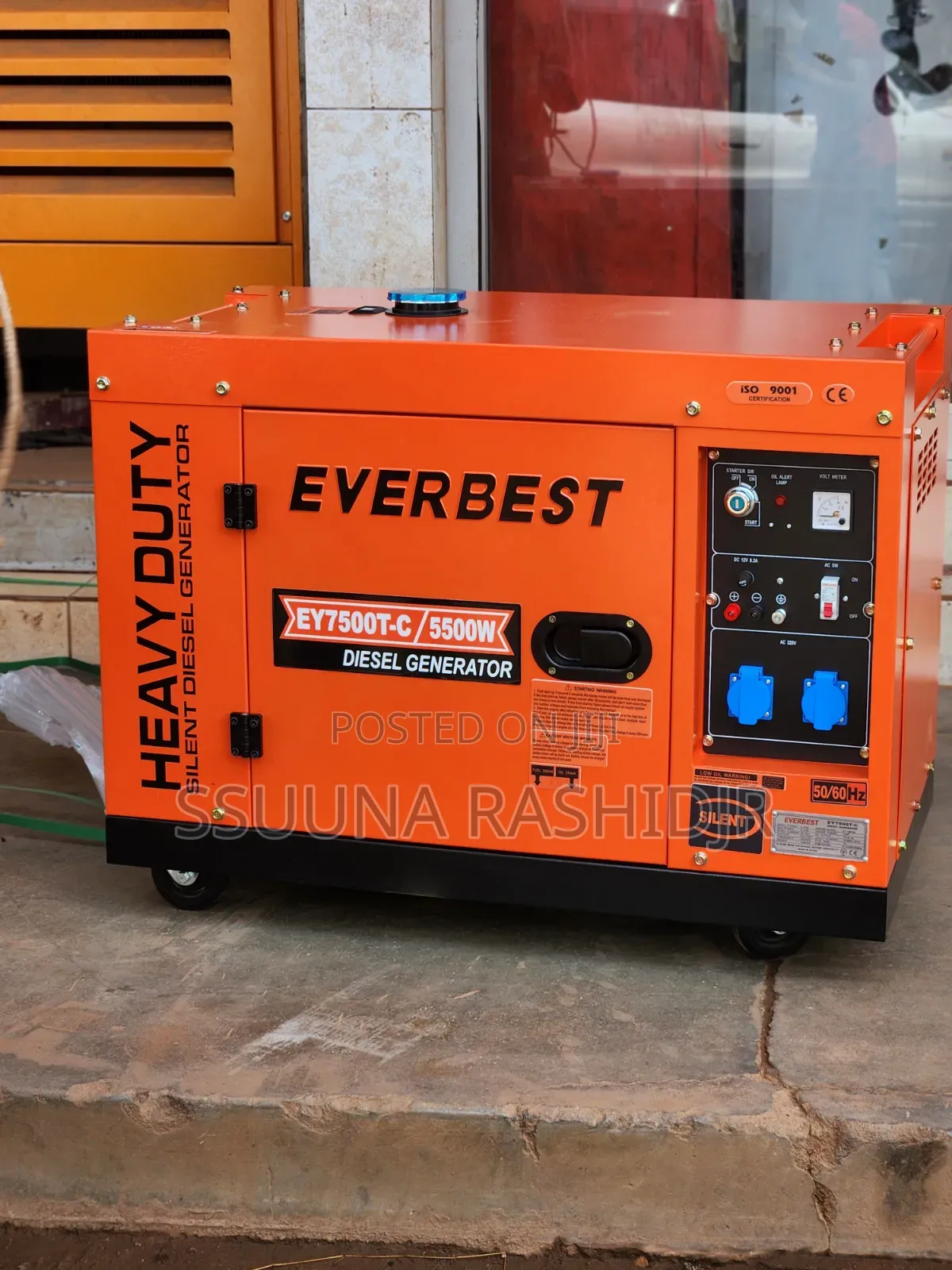 Heavy Duty Silent Diesel Generator 5.5kva