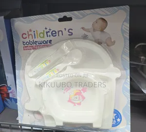 Elephant-Shaped Children's Tableware Set