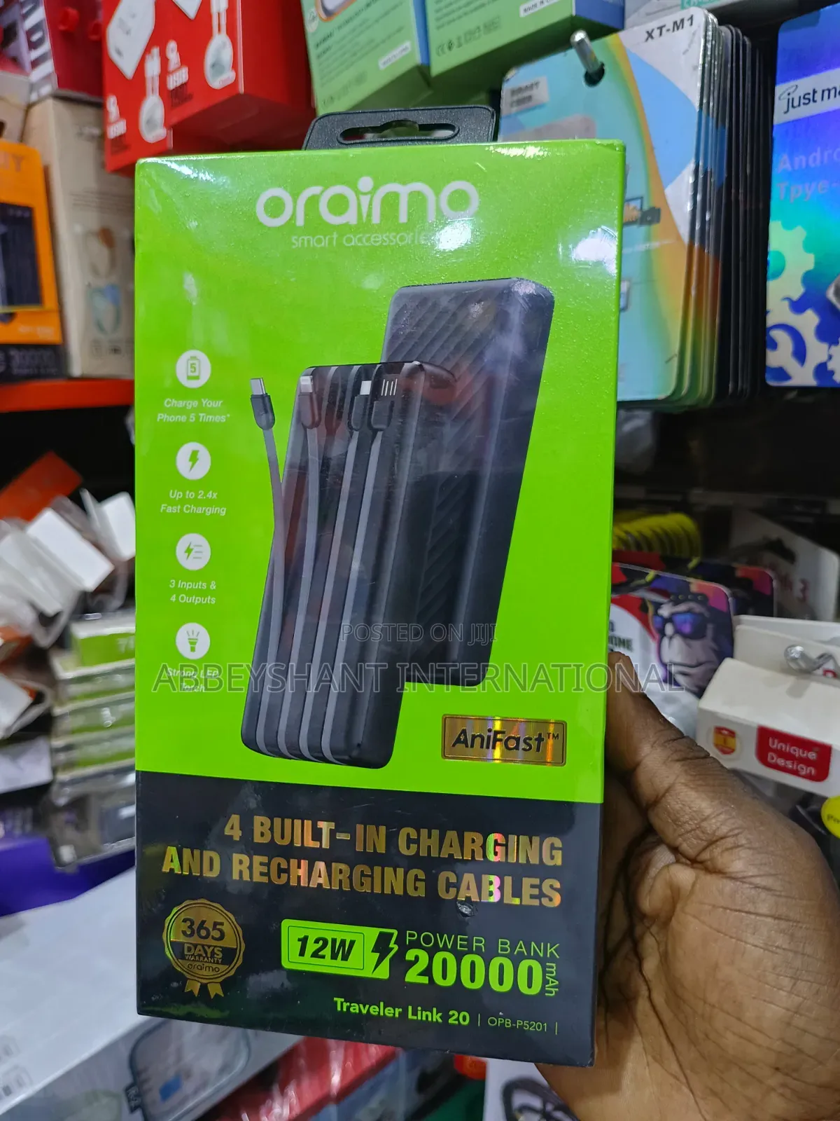 Oraimo Traveler Link 20 20,000mAh Power Bank