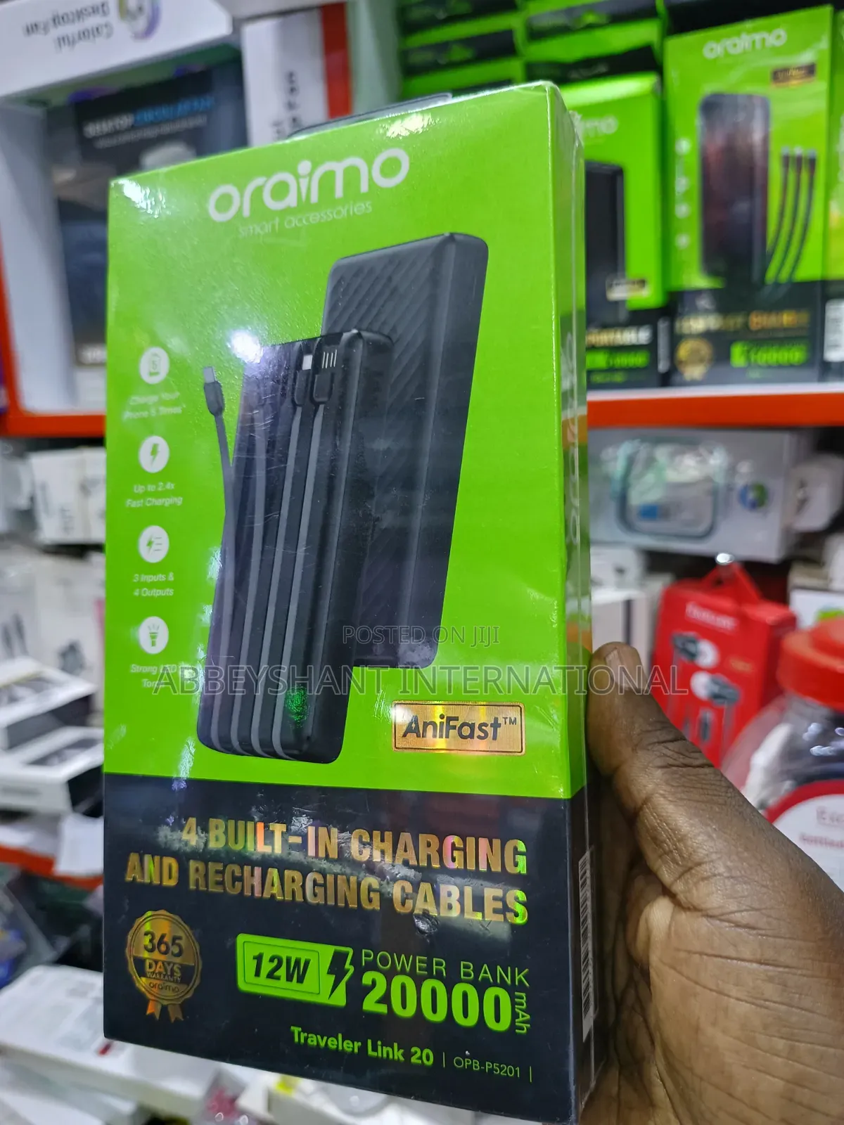 Oraimo Traveler Link 20 20,000mAh Power Bank