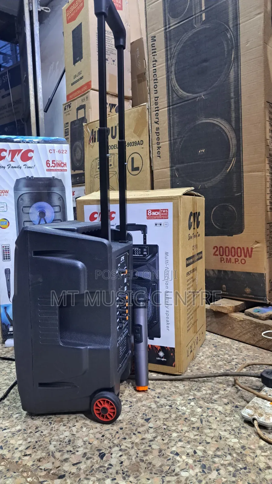 8 Inch Rechargeable Speaker Amplified Speaker With Microphone