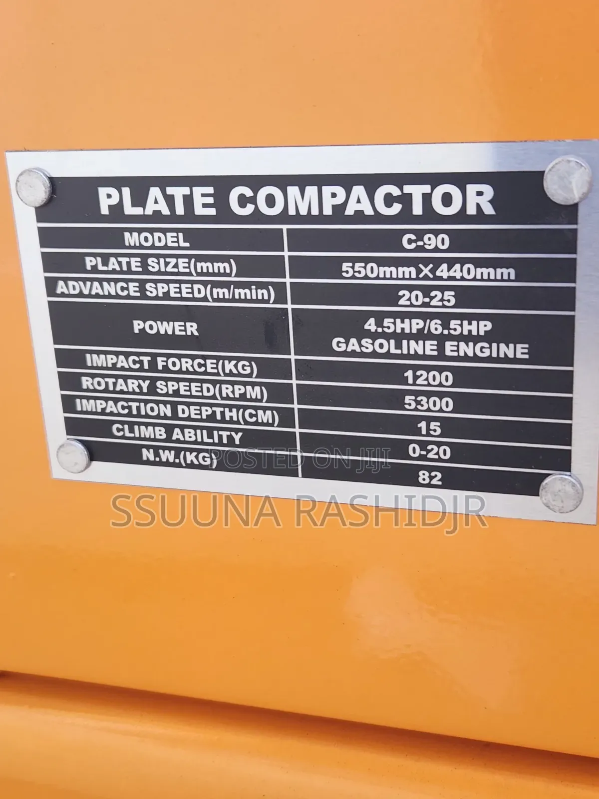 Plate Compactor C90