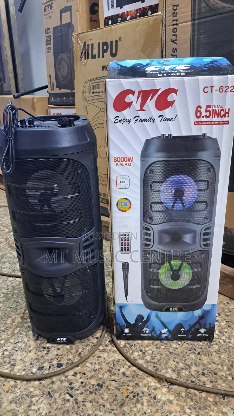CTC 622 Rechargeable Speaker With Microphone