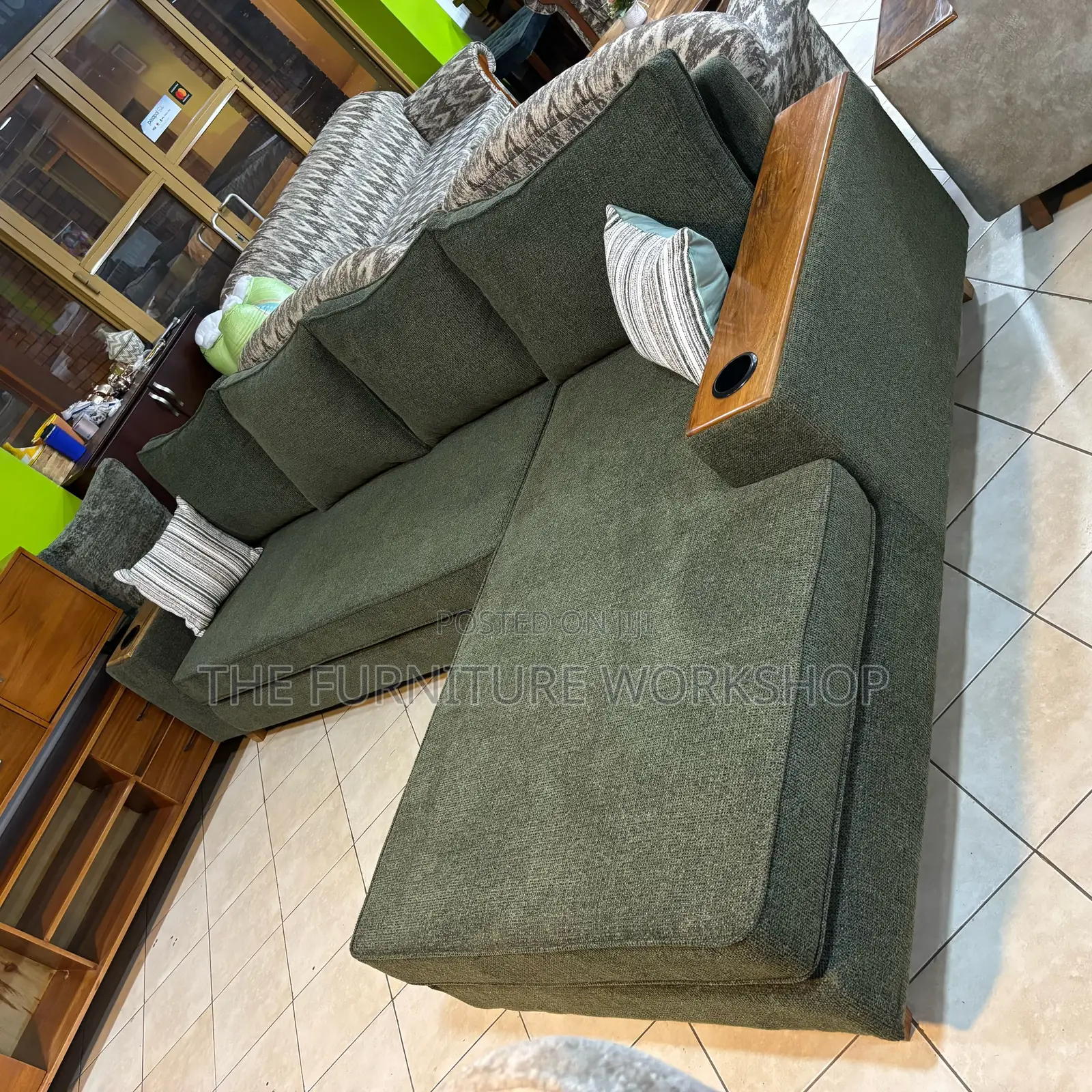Ready Now L Sectional Sofa With Springs
