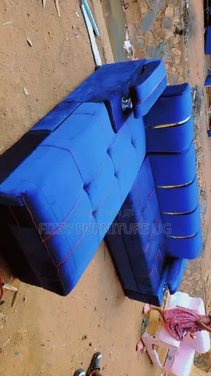 6 Seater L Shaped Readily Available in Blue Color
