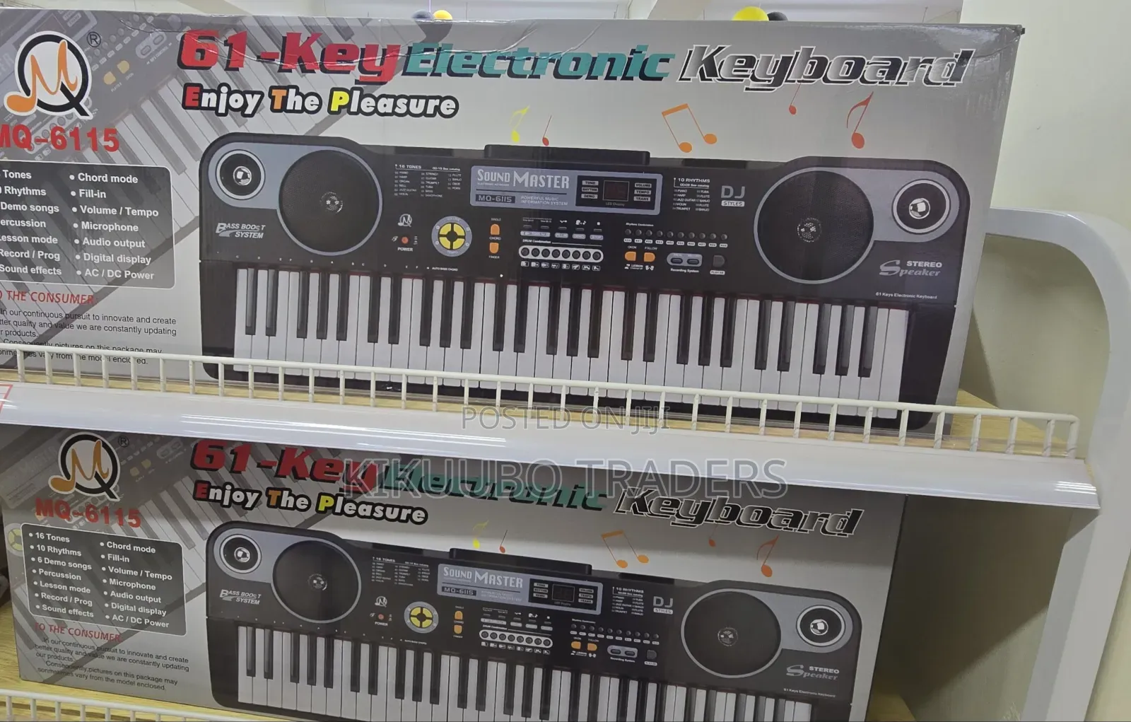 Sound Master MQ-6115 61-Key Electronic Keyboard