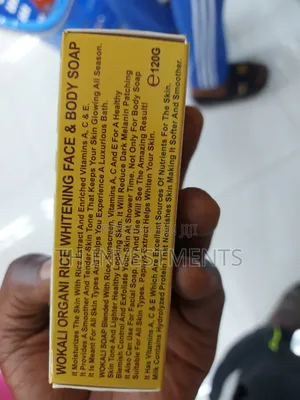 RICE SOAP 2IN1 WHITENING for a Soft and Brighter Skin