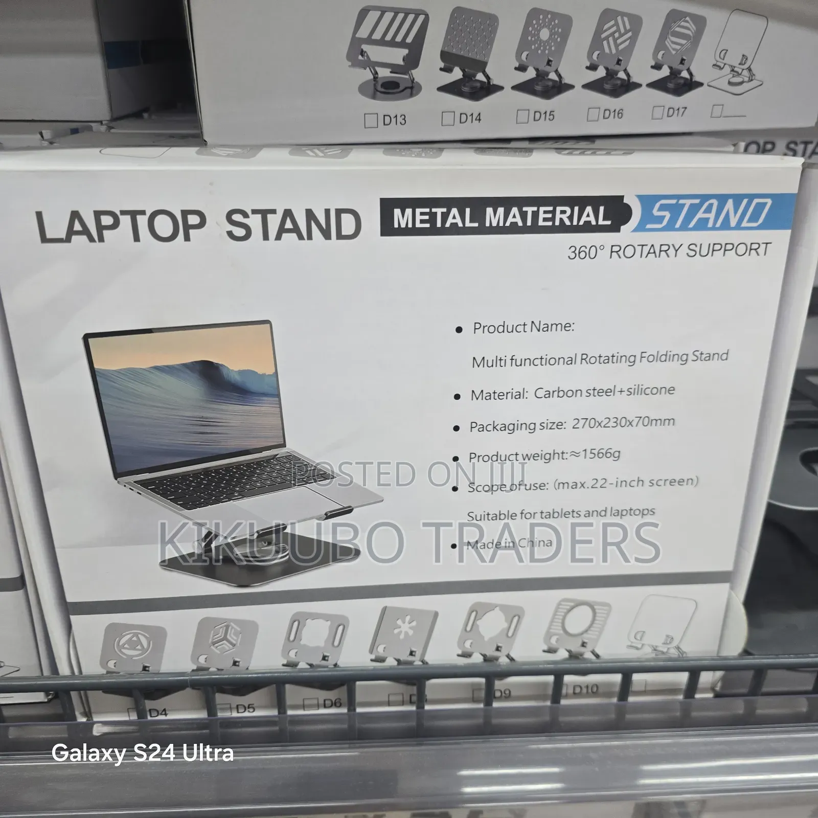 360° Rotating Foldable Laptop and Tablet Stand