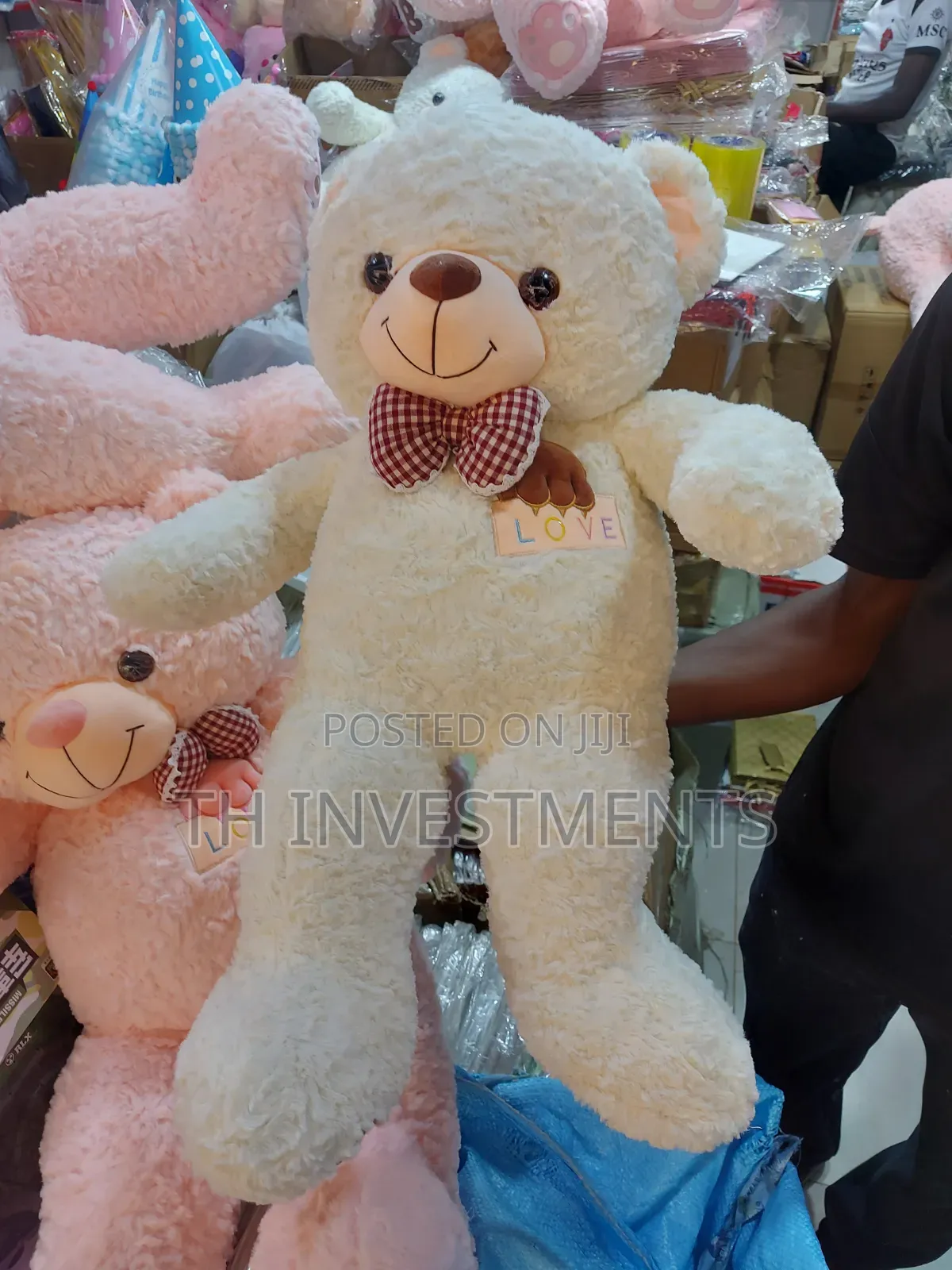 Teddy Bear Soft Plush, Large Stuffed Toy for Kids and Loved Ones