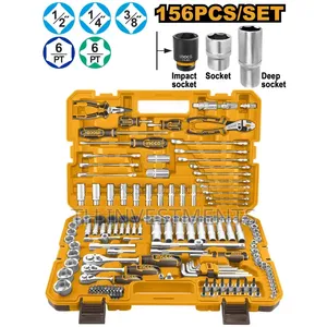 Ingco 156pcs Hand Tool Set in Case Hkthp21561
