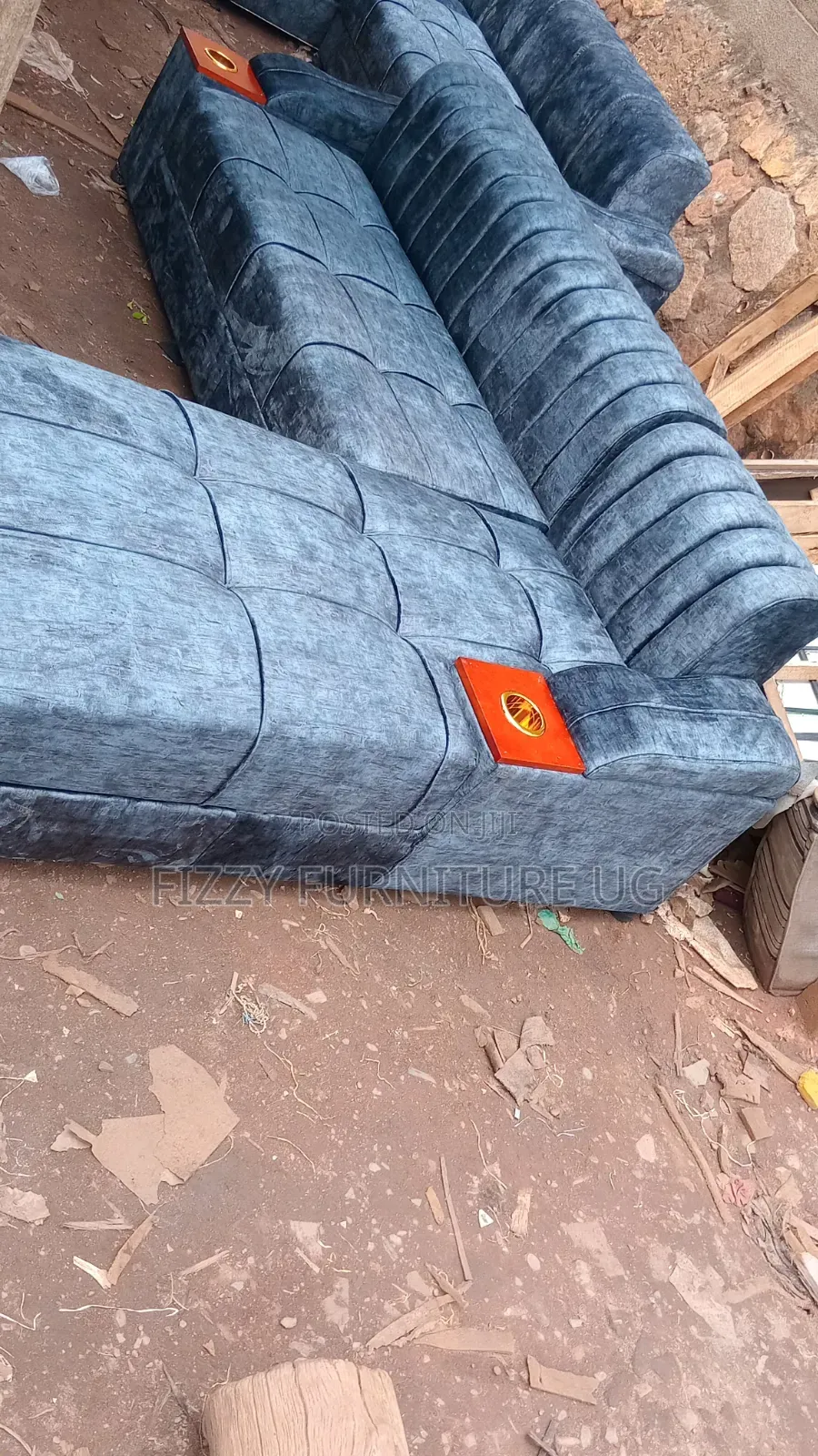 L Shaped 6 Seater Readily Available in Gray