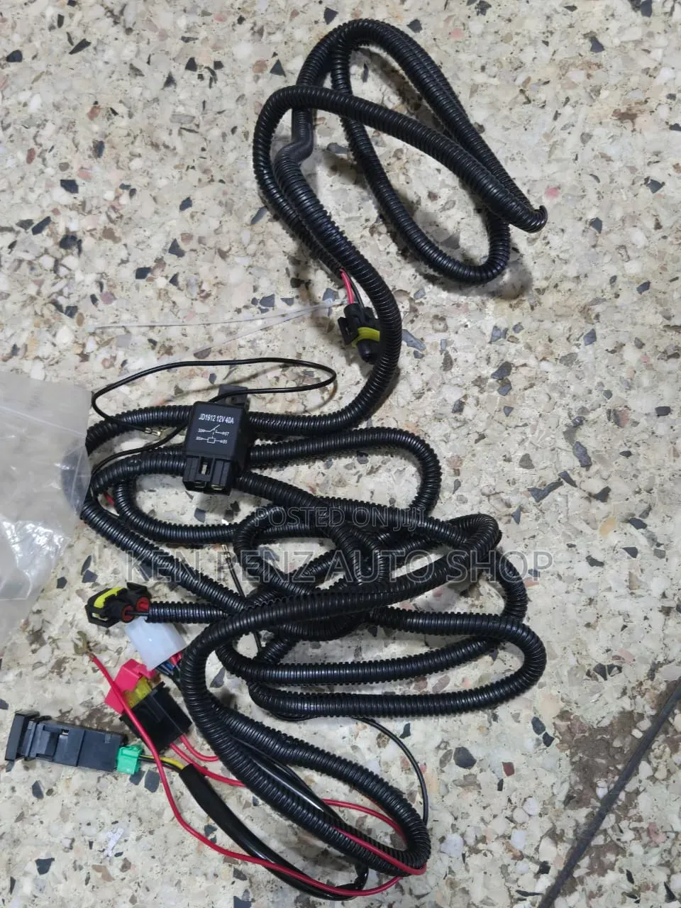 Universal Car Foglights Wiring Harness Kit