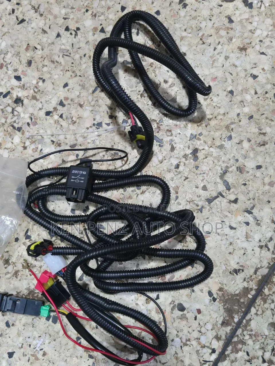 Universal Car Foglights Wiring Harness Kit