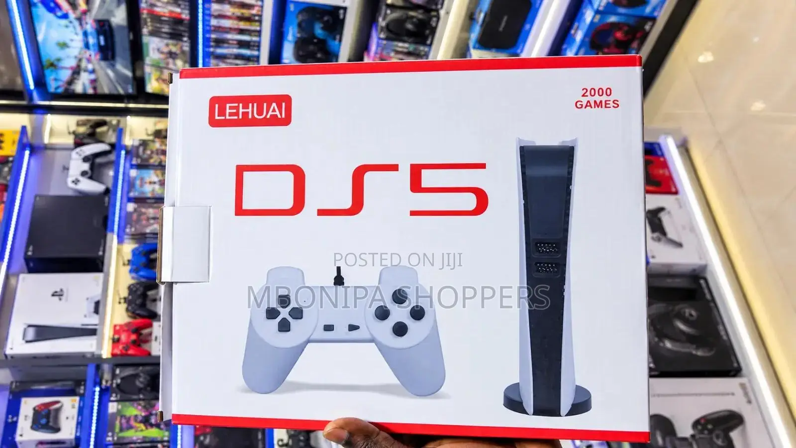 LEHUAI DJ5 Gaming Console – 2000 Games With Controller