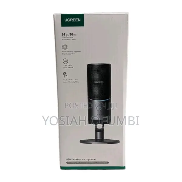 UGREEN CM769 Gaming Desktop USB Microphone With RGB Lights