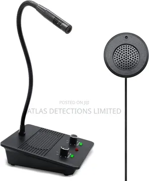 Window Audio Intercom System for Glass Windows Offices Banks Security