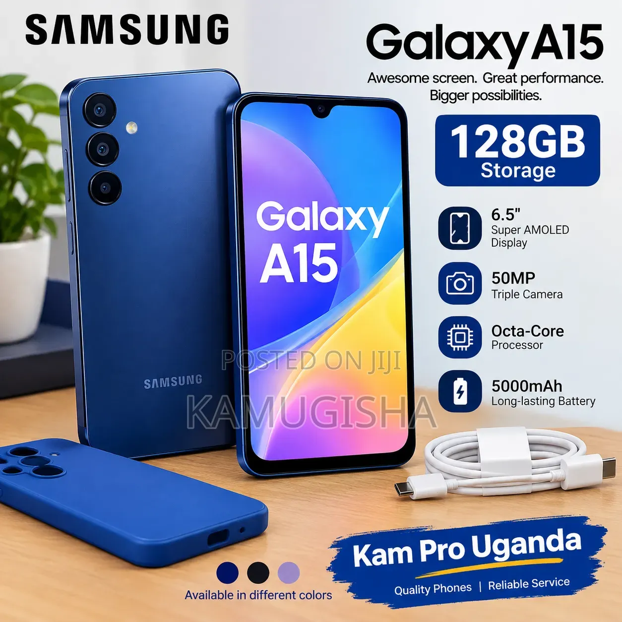 Samsung Galaxy A15 128 GB Black