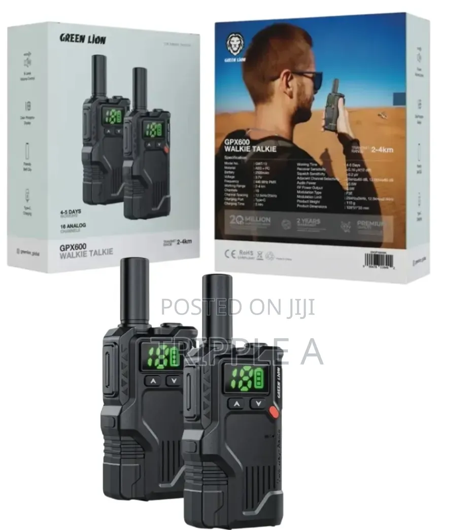 Green Lion Gpx600 Walkie Talkie Set