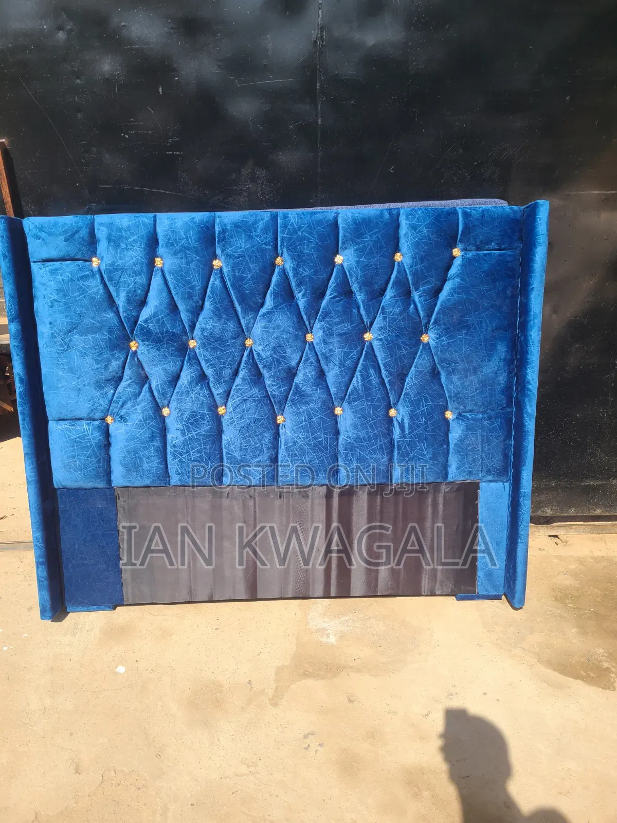 Bed 5x6  Morden Velvet Bed