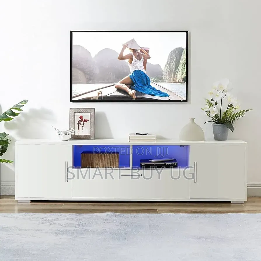 TV Stands With Drawers Led Lights | TV Stand Unit | Storage Tvstand