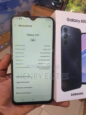 New Samsung Galaxy A15 256 GB Black