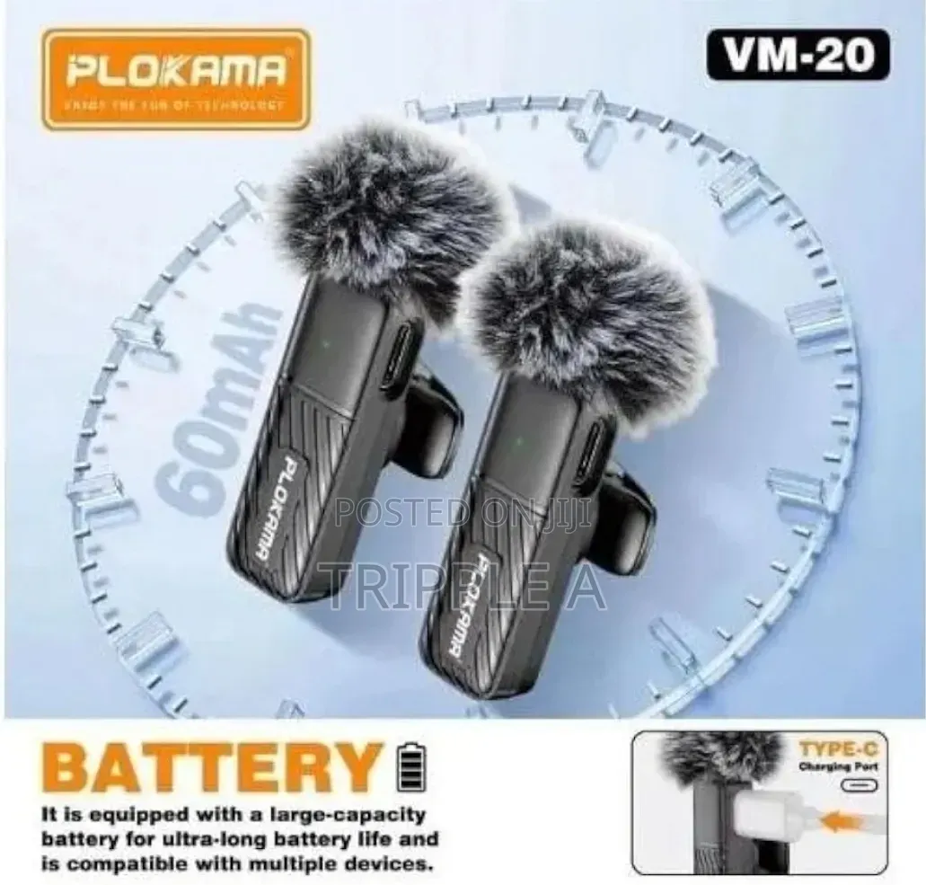 Plokama VM-20 Wireless Lavalier Microphone System